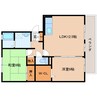 近鉄難波線・奈良線/近鉄奈良駅 バス:13分:停歩3分 3階 築24年 2LDKの間取り