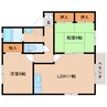 近鉄難波線・奈良線/近鉄奈良駅 バス:10分:停歩6分 2階 築26年 2LDKの間取り