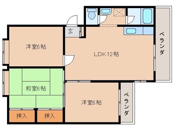 間取図 近鉄難波線・奈良線/新大宮駅 徒歩2分 4階 築40年