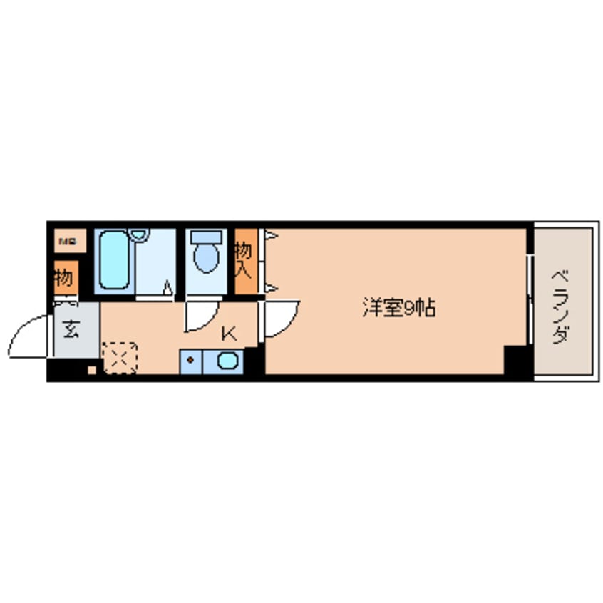 間取図 大和路線・関西本線/奈良駅 徒歩5分 4階 築22年