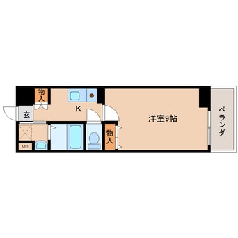 間取図 大和路線・関西本線/奈良駅 徒歩5分 7階 築22年