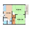 近鉄難波線・奈良線/近鉄奈良駅 バス:8分:停歩1分 1階 築48年 2DKの間取り