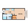 近鉄難波線・奈良線/近鉄奈良駅 徒歩15分 2階 築21年 1Kの間取り