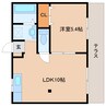 近鉄難波線・奈良線/近鉄奈良駅 バス:10分:停歩1分 1階 築34年 1LDKの間取り
