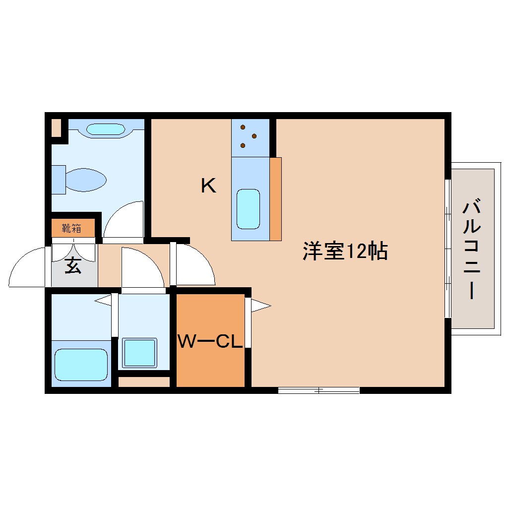 間取り図 大和路線・関西本線/奈良駅 徒歩9分 1階 築21年