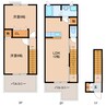 大和路線・関西本線/奈良駅 バス:15分:停歩2分 2階 築20年 2LDKの間取り