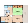 近鉄難波線・奈良線/近鉄奈良駅 バス:9分:停歩1分 1階 築32年 2DKの間取り