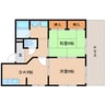 近鉄難波線・奈良線/近鉄奈良駅 バス:9分:停歩1分 1階 築33年 2DKの間取り