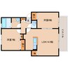 近鉄難波線・奈良線/近鉄奈良駅 バス:11分:停歩3分 2階 築20年 2LDKの間取り