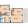 大和路線・関西本線/奈良駅 バス:5分:停歩12分 1階 築19年 2LDKの間取り