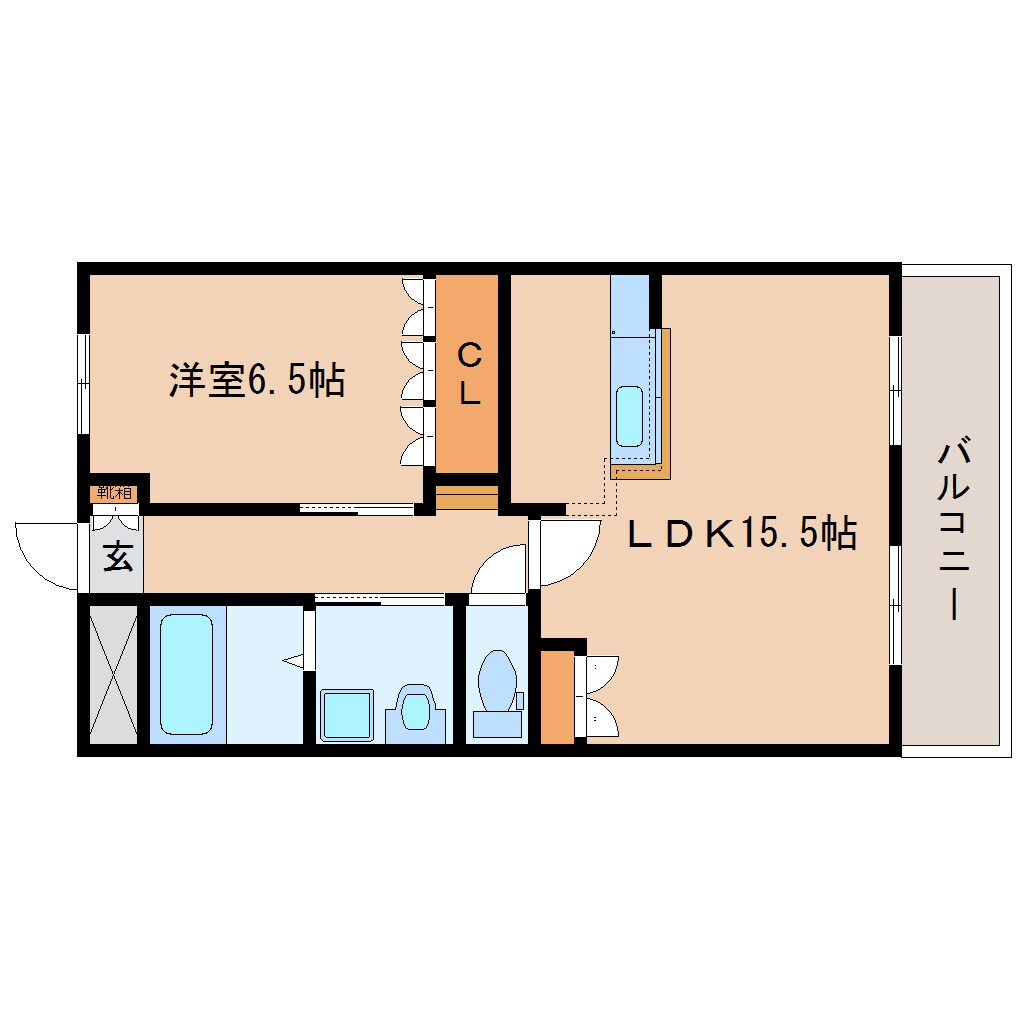 間取り図 近鉄難波線・奈良線/近鉄奈良駅 バス15分梅美台5丁目下車:停歩3分 2階 築18年