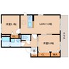 近鉄難波線・奈良線/近鉄奈良駅 バス:12分:停歩3分 1階 築19年 2LDKの間取り