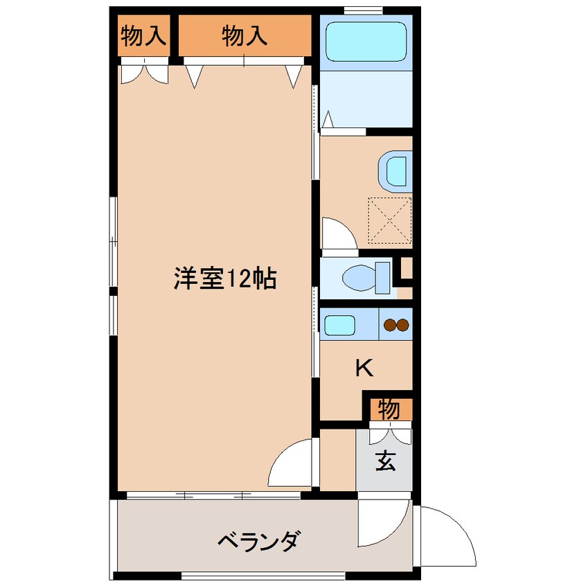 間取図 近鉄難波線・奈良線/近鉄奈良駅 徒歩13分 2階 築18年