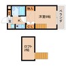 近鉄難波線・奈良線/近鉄奈良駅 バス:12分:停歩4分 3階 築33年 1Kの間取り