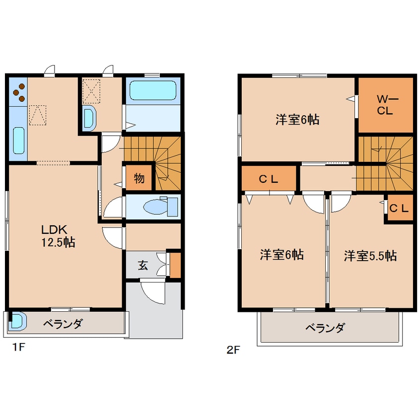 間取図 近鉄難波線・奈良線/近鉄奈良駅 バス17分州見台7丁目下車:停歩6分 1階 築19年
