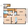 奈良線/木津駅 バス:15分:停歩10分 2階 築19年 2LDKの間取り