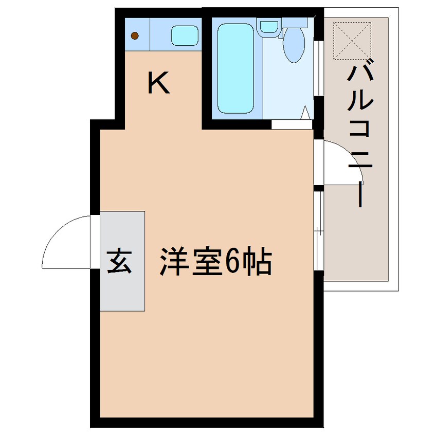 間取図 近鉄難波線・奈良線/近鉄奈良駅 徒歩7分 3階 築34年