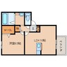 奈良線/木津駅 徒歩16分 2階 築17年 1LDKの間取り