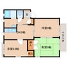 近鉄難波線・奈良線/近鉄奈良駅 バス:10分:停歩5分 2階 築26年 3DKの間取り