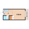 桜井線<万葉まほろば線>/京終駅 徒歩2分 4階 築36年 1Kの間取り