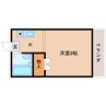 桜井線<万葉まほろば線>/京終駅 徒歩2分 3階 築36年 1Kの間取り