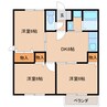 大和路線・関西本線/加茂駅 徒歩8分 2階 築27年 3DKの間取り