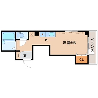 間取図 近鉄難波線・奈良線/近鉄奈良駅 徒歩5分 4階 築30年