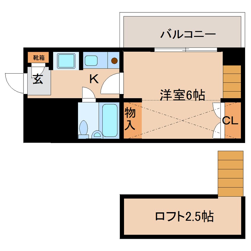 間取図 大和路線・関西本線/奈良駅 徒歩5分 4階 築32年