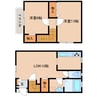 大和路線・関西本線/奈良駅 バス:15分:停歩5分 1-2階 築21年 2LDKの間取り