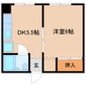 近鉄難波線・奈良線/近鉄奈良駅 徒歩10分 1階 築44年 1DKの間取り