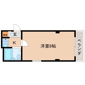 間取図 近鉄難波線・奈良線/近鉄奈良駅 徒歩4分 1階 築34年