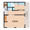 近鉄難波線・奈良線/近鉄奈良駅 徒歩13分 2階 築36年 1DKの間取り