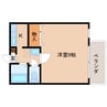 近鉄難波線・奈良線/近鉄奈良駅 徒歩10分 2階 築25年 1Kの間取り