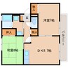 近鉄難波線・奈良線/近鉄奈良駅 バス:16分:停歩2分 1階 築28年 2DKの間取り