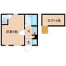 近鉄難波線・奈良線/近鉄奈良駅 徒歩15分 1階 築34年 1Kの間取り
