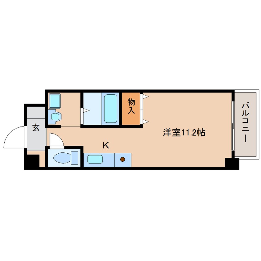 間取図 奈良線/奈良駅 徒歩7分 2階 築17年