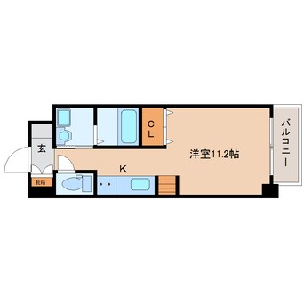 間取図 奈良線/奈良駅 徒歩7分 4階 築17年