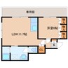 奈良線/木津駅 徒歩10分 1階 築19年 1LDKの間取り