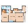 近鉄難波線・奈良線/近鉄奈良駅 バス:16分:停歩7分 1階 築15年 2DKの間取り