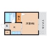 近鉄難波線・奈良線/新大宮駅 徒歩5分 6階 築34年 1Kの間取り