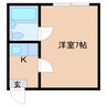 近鉄難波線・奈良線/近鉄奈良駅 徒歩10分 3階 築35年 1Rの間取り