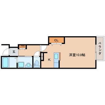 間取図 奈良線/木津駅 徒歩6分 1階 築15年