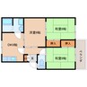 奈良線/平城山駅 徒歩7分 1階 築32年 3DKの間取り