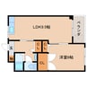 近鉄難波線・奈良線/新大宮駅 徒歩10分 3階 築38年 1LDKの間取り