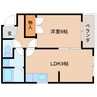近鉄難波線・奈良線/新大宮駅 徒歩10分 2階 築37年 1LDKの間取り