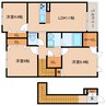 大和路線・関西本線/加茂駅 徒歩3分 2階 築14年 3LDKの間取り