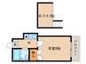 近鉄難波線・奈良線/近鉄奈良駅 バス:11分:停歩5分 2階 築35年 1Kの間取り