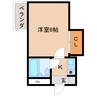 近鉄難波線・奈良線/近鉄奈良駅 徒歩13分 2階 築34年 1Kの間取り