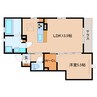 大和路線・関西本線/木津駅 徒歩13分 1階 築10年 1LDKの間取り