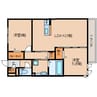 大和路線・関西本線/奈良駅 徒歩18分 3階 築11年 2LDKの間取り